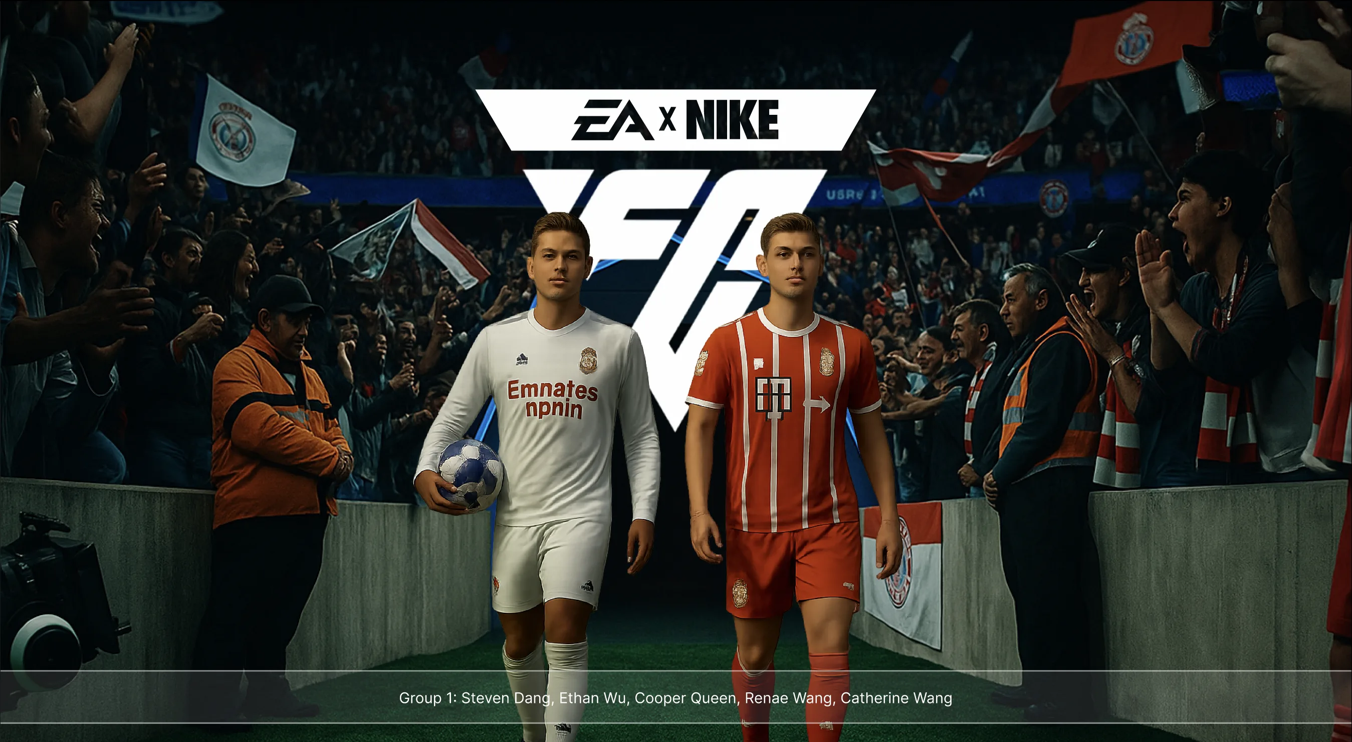 EA FC × Nike — campaign hero